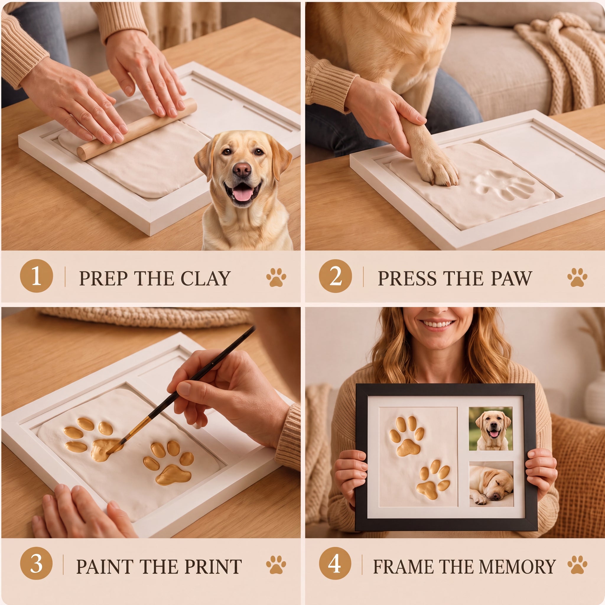 The Clay Paw Print Kit